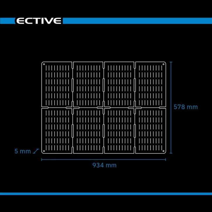 Zonnepaneel MSP SunGrid Ective - vouwbare solarmodule - MSP, Caravans en Kamperen, Overige Caravans en Kamperen, Nieuw, Ophalen of Verzenden