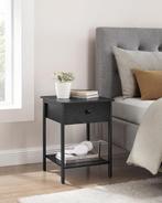 2x Nachtkastje - met lade en plank - 40 x 40 x 55 cm, Verzenden, Nieuw