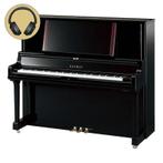 Yamaha YUS5 SH3 PE messing silent piano (zwart hoogglans), Nieuw