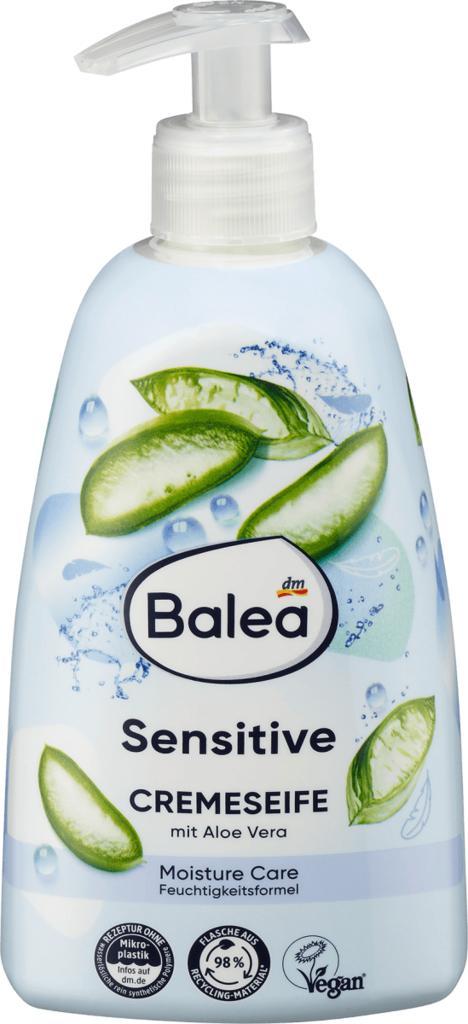 Balea Crème Zeep Sensitive Aloe Vera in pompje, 500ml, Sieraden, Tassen en Uiterlijk, Uiterlijk | Lichaamsverzorging, Verzenden