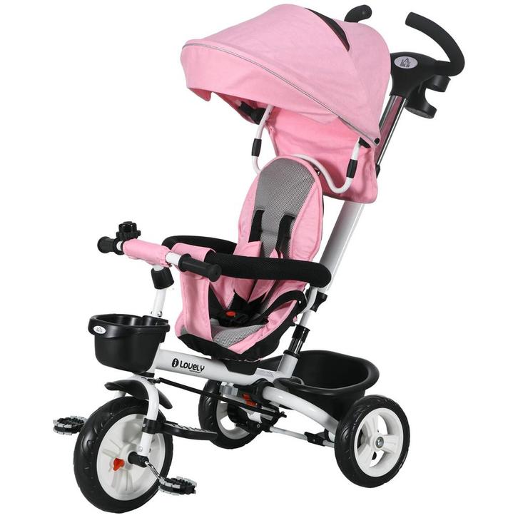 TRUUSK 2-in-1 Driewieler Kinderdriewieler - Duwstang - Veili, Kinderen en Baby's, Kinderkleding | Kinder-zwemkleding, Nieuw, Verzenden