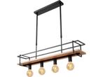 Lucide MILONGA - Hanglamp - 4xE27 - Zwart, Verzenden, Zo goed als nieuw