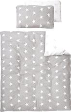 Roba Bedtextiel Little Stars 135 X 100 cm Katoen Grijs, Nieuw, Verzenden