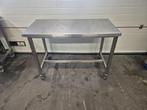 Veiling rvs werkbanken schappen kasten voor weinig, Gebruikt, RVS Meubilair