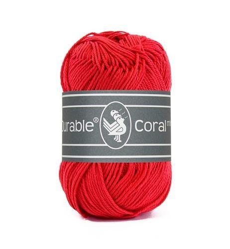 Durable Coral Mini 318 Tomato, Hobby en Vrije tijd, Breien en Haken, Breien of Haken, Nieuw, Wol of Garen, Ophalen of Verzenden