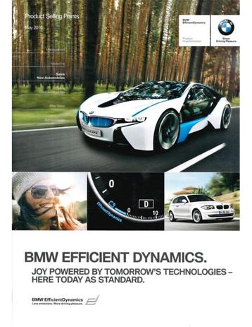 2010 BMW EFFICIENT DYNAMICS PRODUCT BEARGUMENTATIE BROCHURE beschikbaar voor biedingen