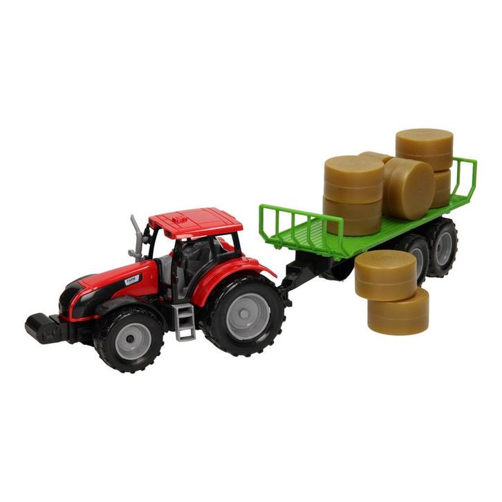 Nieuw Tractor met Balenwagen 1:32, Kinderen en Baby's, Speelgoed | Speelgoedvoertuigen, Ophalen of Verzenden