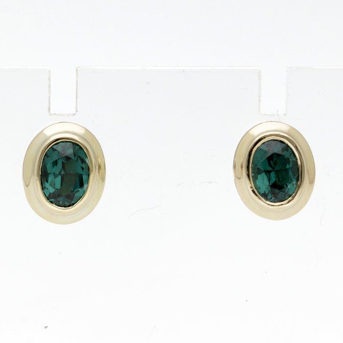 Oorbellen - 14 karaat Geel goud Spinel, Sieraden, Tassen en Uiterlijk, Oorbellen