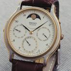 Seiko - Moonphase Triple Calender Coin Edge Dres Watch - JDM