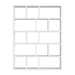 *WOONWINKEL* TemaHome Berlin Mat Witte Roomdivider Met 15 Va, Nieuw, Verzenden