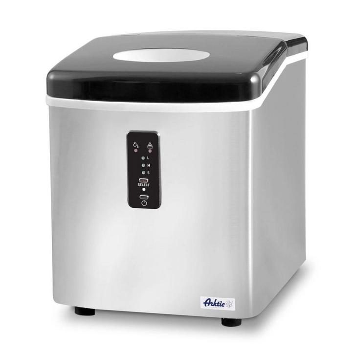 Arktic Compacte ijsblokjesmachine – roestvrij staal – 12, Witgoed en Apparatuur, IJsmachines, Nieuw, Ophalen of Verzenden