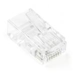 RJ45 connector | Cat6 U/UTP (Voor soepele kern, 10 stuks), Computers en Software, Pc- en Netwerkkabels, Verzenden, Nieuw