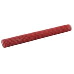 vidaXL Kippengaas 25x1,5 m staal met PVC coating rood, Verzenden, Nieuw, IJzer, 1 tot 2 meter