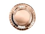 Rose Gouden Bordjes Karton 18cm 6st, Verzenden, Nieuw