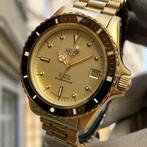 Heuer - Rare Diving Watch, Solid 18K Yellow Gold - 988 413 -, Sieraden, Tassen en Uiterlijk, Horloges | Antiek
