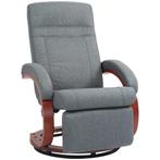 TRUUSK Relaxstoel TV-stoel Met Ligfunctie, Houten Armleuning, Huis en Inrichting, Fauteuils, Verzenden, Nieuw