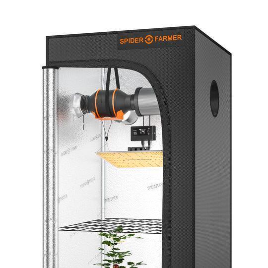 Spider Farmer SF1000EVO Complete Growers Kit 70x70x160 100W, Tuin en Terras, Kweekspullen, Overige typen, Nieuw, Verzenden