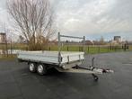 TOP Plateauwagen 330 x 180 cm met RVS vloerplaat 2000 kg, Ophalen, Gebruikt