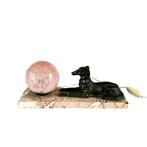 Lamp - Marmer, Zinklegering, Glas