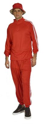 Rood Trainingspak + Hoed Anthony, Kleding | Heren, Ophalen of Verzenden, Nieuw