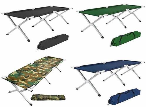 NordFalk XXL veldbed 200x71cm blauw, Caravans en Kamperen, Kampeeraccessoires, Nieuw, Verzenden