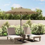 vidaXL Vervangingsdoek voor parasol 300 cm taupe, Tuin en Terras, Verzenden, Nieuw