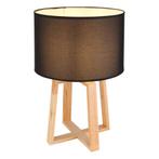 Tafellamp MORITZ Hout E14 Hout ø30.0cm H:44.0cm, Huis en Inrichting, Lampen | Tafellampen, Ophalen of Verzenden, Nieuw, Hout