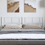 vidaXL Hoofdbord 180 cm metaal wit, Verzenden, Nieuw, Wit, Metaal
