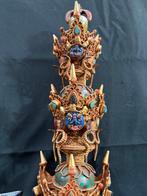 sculptuur, Filigree Ritual Deity Phurba XXL - 65 cm -, Antiek en Kunst, Kunst | Niet-Westerse kunst