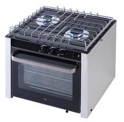 Allpa kooktoestel met oven - 2 pitten - glasplaat, Watersport en Boten, Bootonderdelen, Ophalen of Verzenden