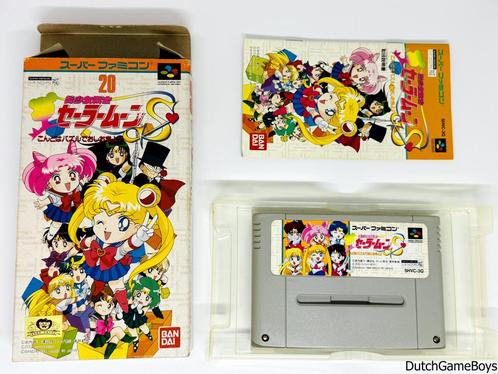 Super Famicom - Bishoujo Senshi - Sailor Moon S - Kondo Puzz, Spelcomputers en Games, Games | Nintendo Super NES, Gebruikt, Verzenden