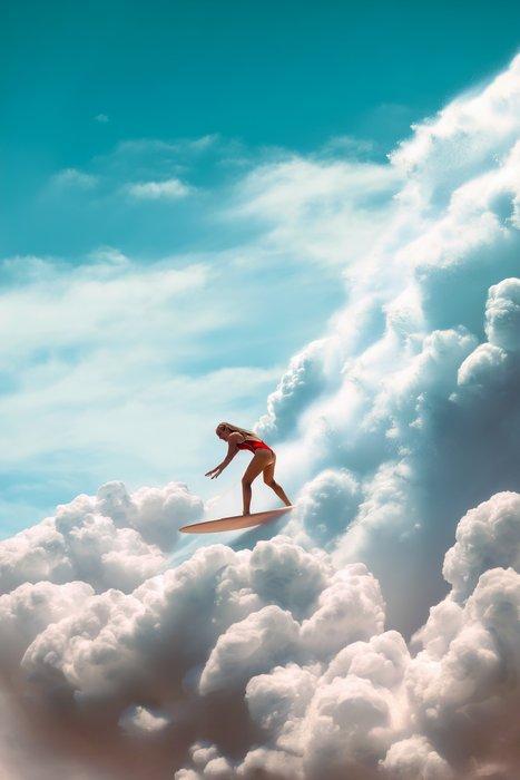 Bess Irissa - The Surfer, Antiek en Kunst, Kunst | Designobjecten