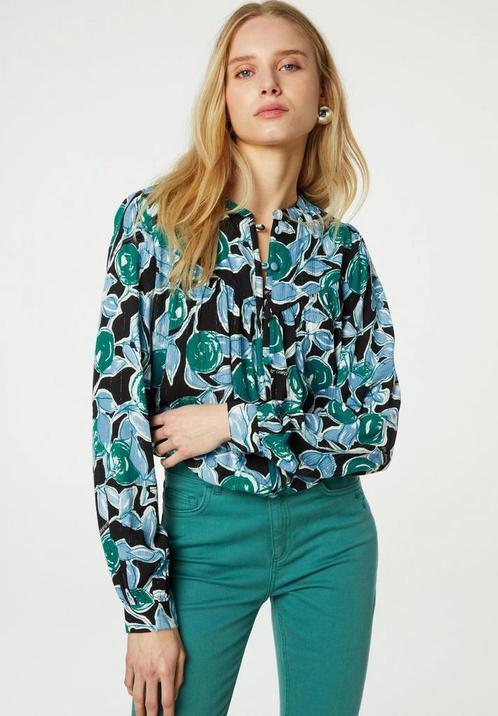-35% Fabienne Chapot  Fabienne Chapot Clt-bls-55 resa blouse, Kleding | Dames, Blouses en Tunieken, Blauw, Nieuw, Verzenden
