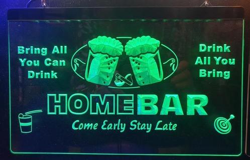 Home bar neon bord lamp LED cafe verlichting reclame lichtba, Verzamelen, Merken en Reclamevoorwerpen, Nieuw, Verzenden