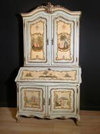 Credenza - Polychroom hout - Trumeau da Palazzo - Veneziano, Antiek en Kunst