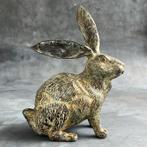 Gepatineerde Hare Sculpture - Link naar video van sculptuur