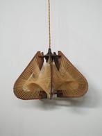 Lamp - Franse hanglamp uit het midden van de eeuw in hout,