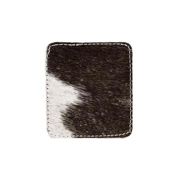 onderzetter koe vierkant zwart/wit 9x9cm beschikbaar voor biedingen