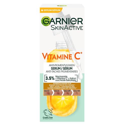 Garnier SkinActive Vitamin C Anti-Pigmentvlekken Serum, Sieraden, Tassen en Uiterlijk, Uiterlijk | Gezichtsverzorging, Nieuw, Verzenden