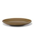 HEMA Dinerbord Ø26.4cm Monaco reactief glazuur donkerbruin, Verzenden, Nieuw