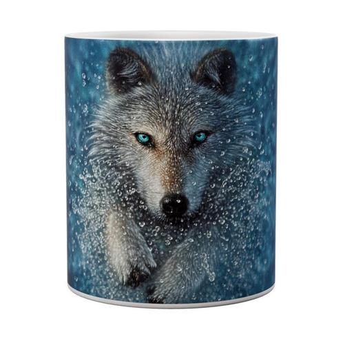 Mok - Running Wolf Splash - 440ml, Huis en Inrichting, Keuken | Servies, Nieuw, Ophalen of Verzenden