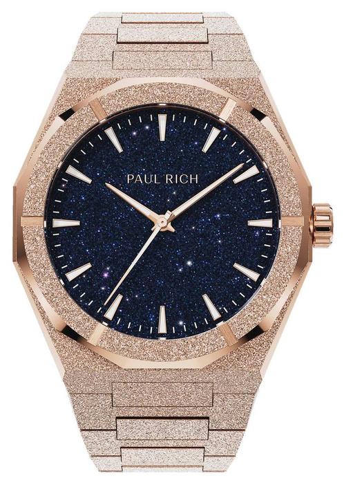 Paul Rich Frosted Star Dust II Rose Gold FRSD204 horloge, Sieraden, Tassen en Uiterlijk, Horloges | Heren, Staal, Nieuw, Staal