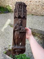 Reliëf, Saint Jean Baptiste Agnus Dei fais gothique - 52 cm, Antiek en Kunst