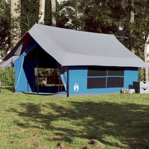 vidaXL Tent 5-persoons waterdicht blauw, Caravans en Kamperen, Tenten, Nieuw, tot en met 2, Verzenden