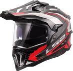 LS2 MX701 Explorer C Frontier II Rood 06 Adventure Motorhelm, Motoren, 3XL of groter, Nieuw met kaartje, Overige merken, Heren