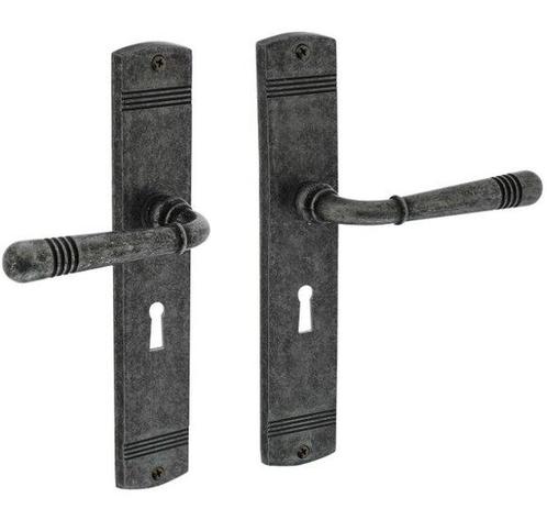 Intersteel Deurkruk / Deurklink Helena op schild SL56 oud, Doe-het-zelf en Verbouw, Hang- en Sluitwerk, Nieuw, Ophalen of Verzenden