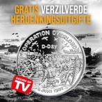 Gratis Nationale Uitgifte 2024 – 80 jaar D-Day-, Postzegels en Munten, Penningen en Medailles, Zilver, Nederland