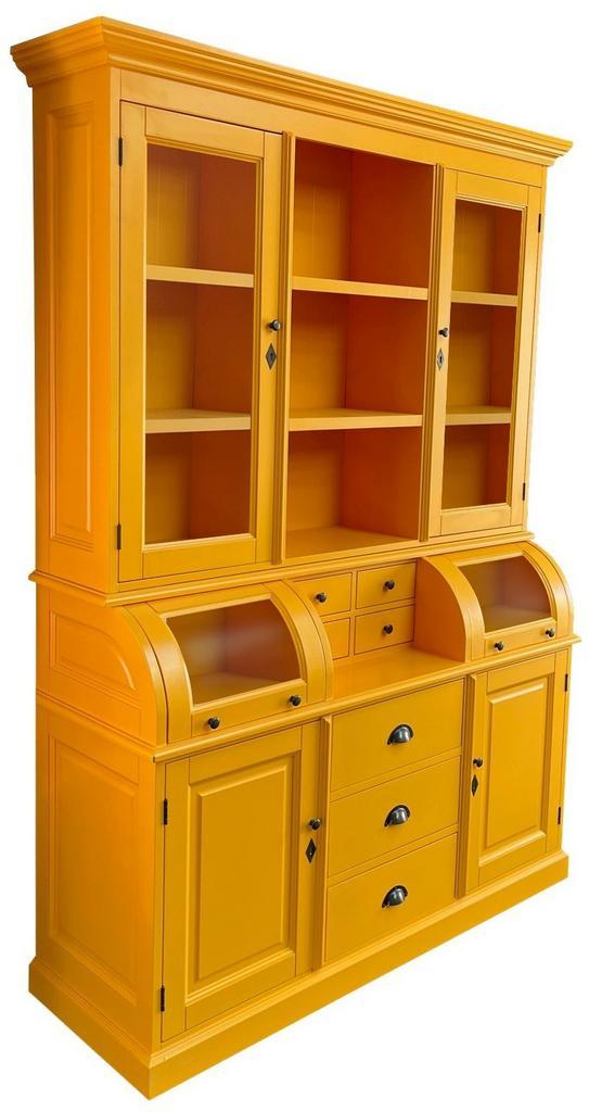 Buffetkast signaalgeel Bastiaan 150cm, Huis en Inrichting, Kasten | Buffetkasten, Ophalen of Verzenden