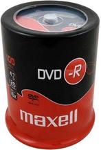 Maxell DVD-R 4.7 GB 100 stuks Cakebox, Verzenden, Nieuw