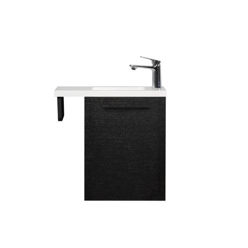 Fonteinmeubel Finn 40cm zwart eiken, Doe-het-zelf en Verbouw, Sanitair, Verzenden